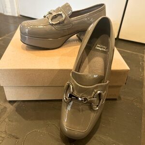 Jeffrey Campbell Patent Leather Platform Loafers